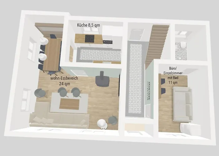 In Mosel With 3 Bedrooms 度假居 *